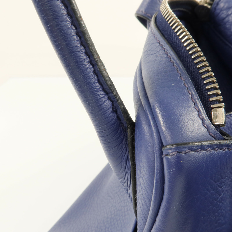 HERMES Clemence皮革Lindy 30銀扣肩背袋-11