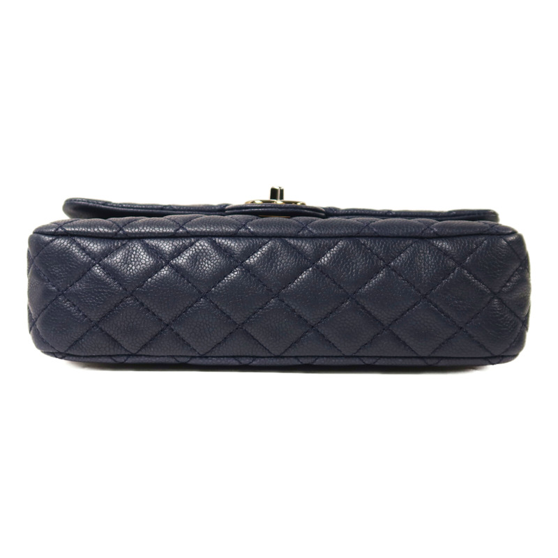 CHANEL 牛皮皮革Classic 25銀扣鏈帶肩背袋-3