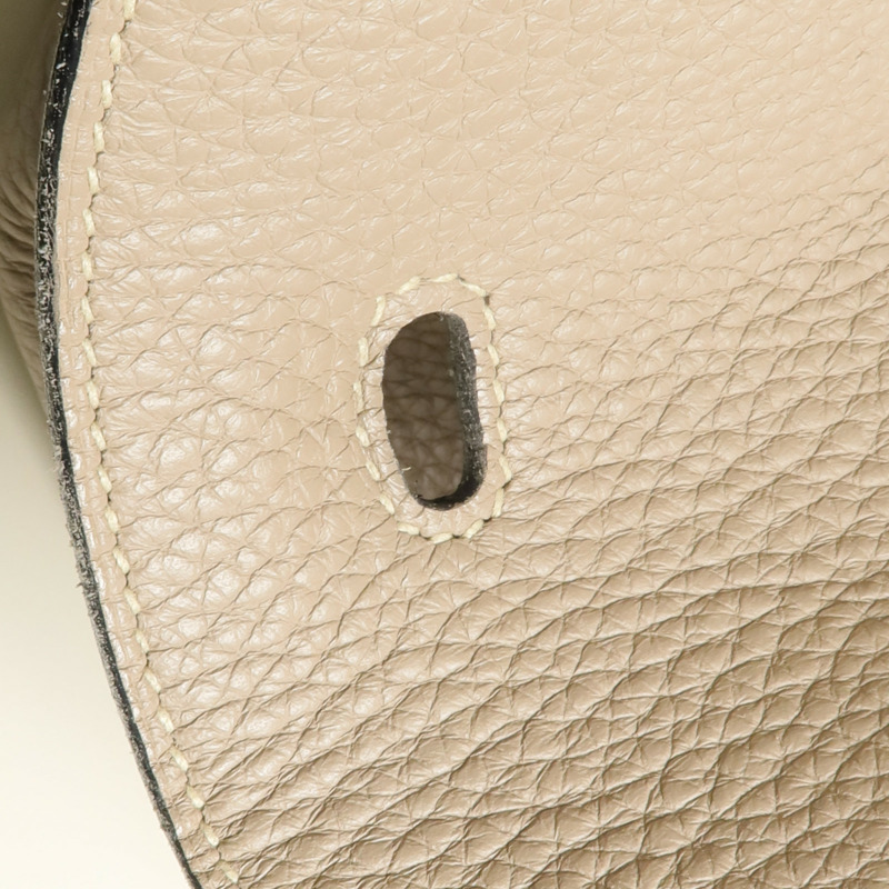 HERMES Clemence皮革Lindy 30銀扣肩背袋-16