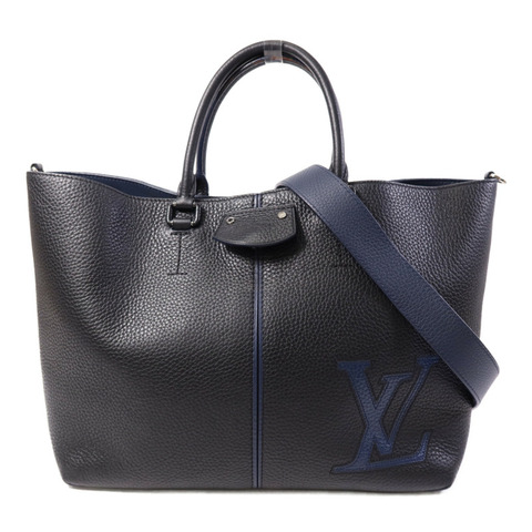 LOUIS VUITTON Taurillon Pernelle銀扣手挽肩背兩用袋