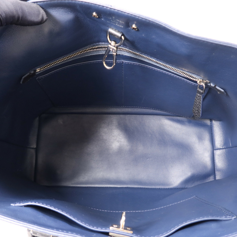 LOUIS VUITTON Taurillon Pernelle銀扣手挽肩背兩用袋-4