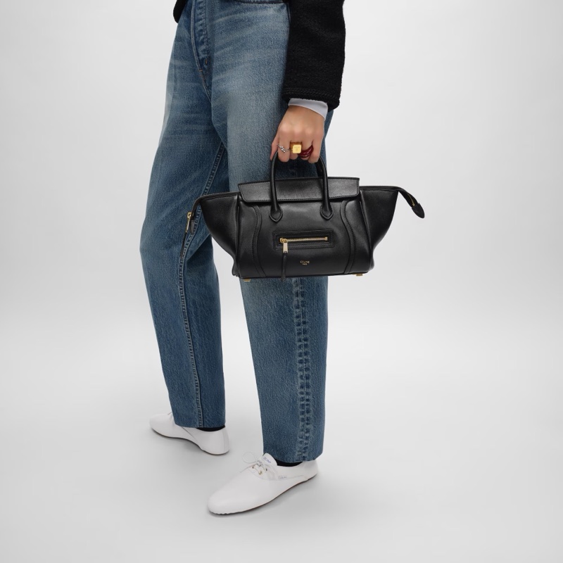 Celine 女士 雙手柄單肩包均碼碼小號、24cm*11cm*15.5cm-5