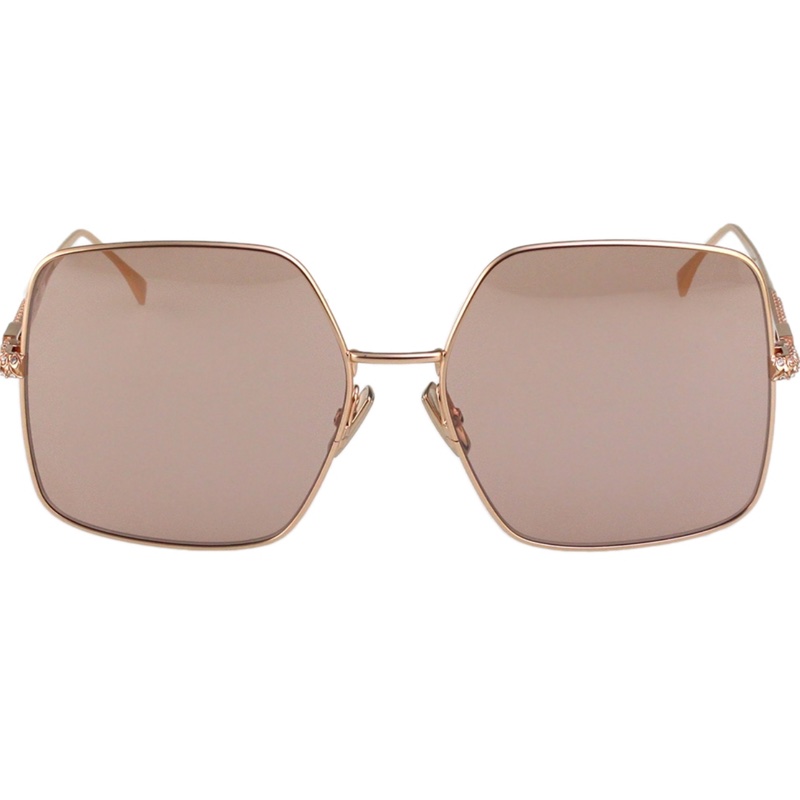 FENDI 水銀面 太陽眼鏡(玫瑰色)-2