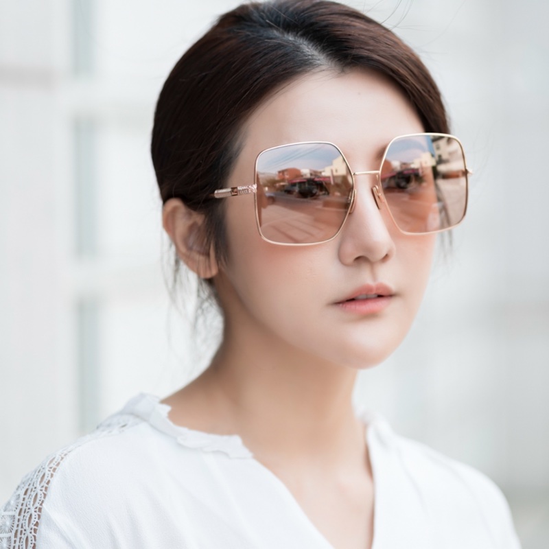 FENDI 水銀面 太陽眼鏡(玫瑰色)-7