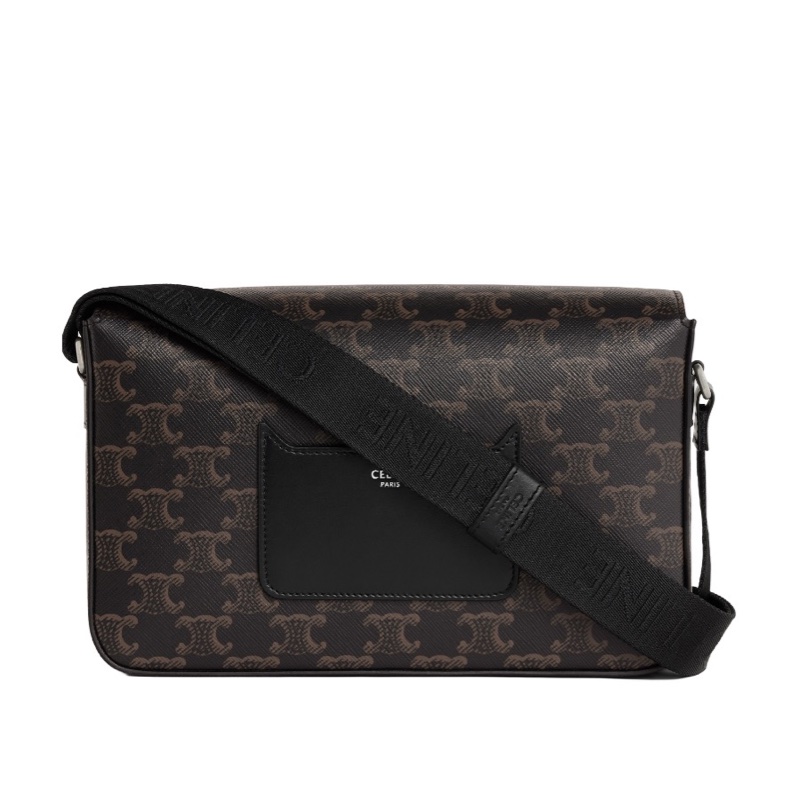 Celine 男士 翻蓋斜跨包均碼碼常規、24cm*16cm*5cm-0