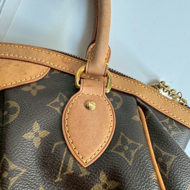 🎉旅行必備 LV 經典老花水餃包 手提包-8