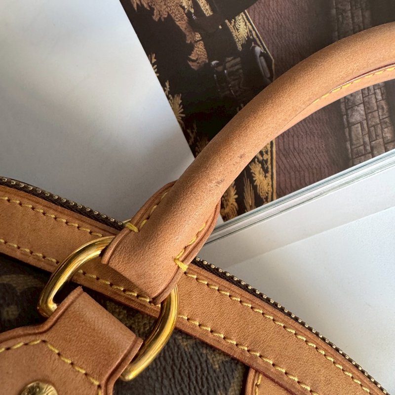 🎉旅行必備 LV 經典老花水餃包 手提包-9