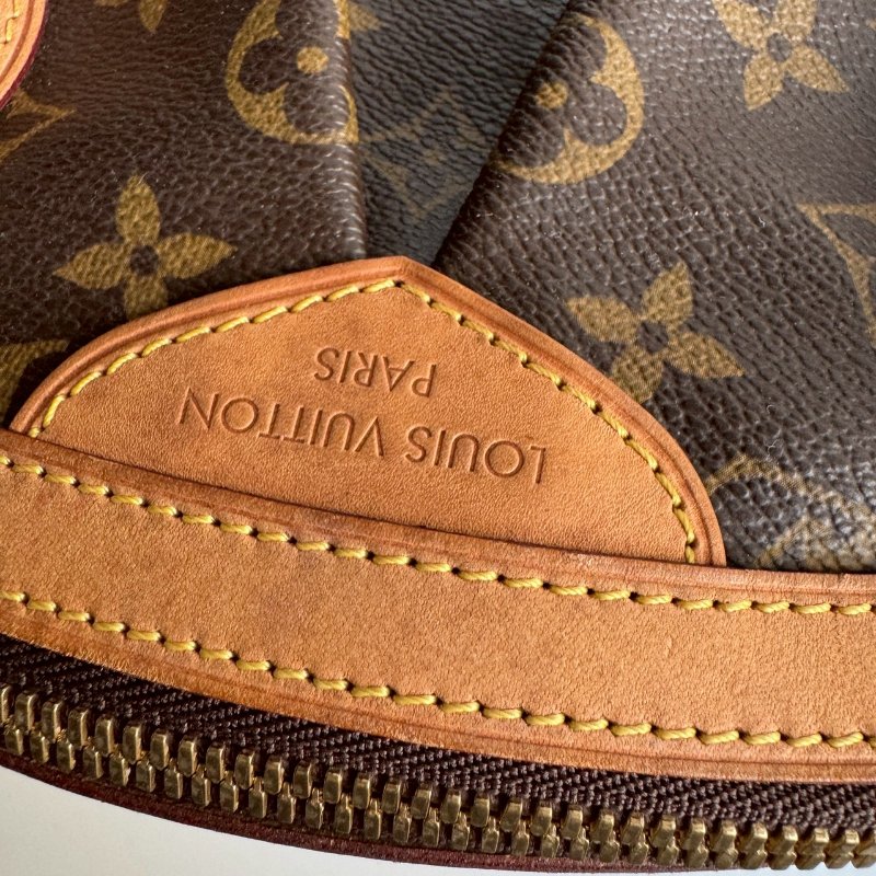 🎉旅行必備 LV 經典老花水餃包 手提包-12