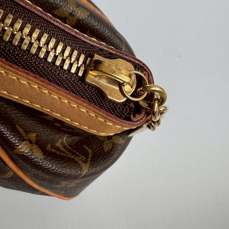 🎉旅行必備 LV 經典老花水餃包 手提包-13