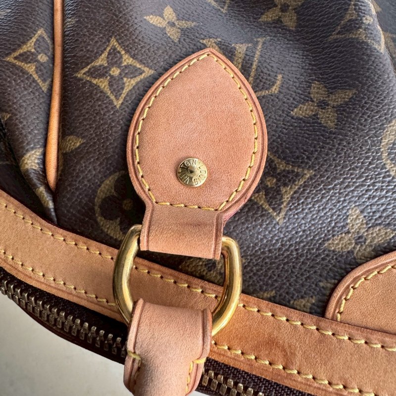 🎉旅行必備 LV 經典老花水餃包 手提包-18