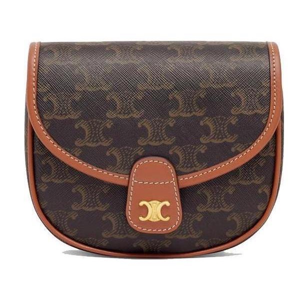 Celine 女士 BESACE標誌印花單肩包均碼碼MINI、15cm*4cm*14cm-0