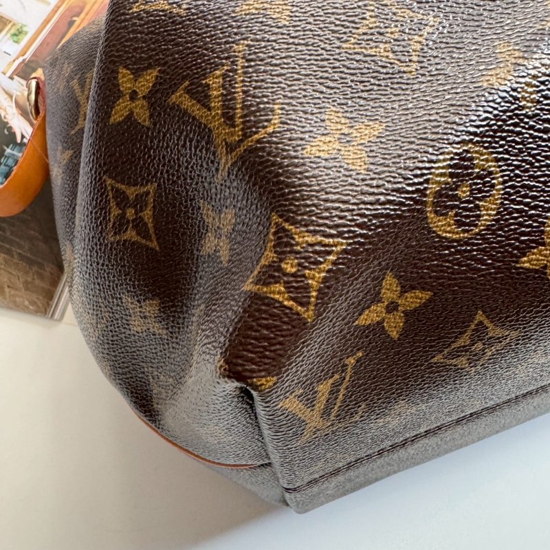 ✨超級大容量‼️不買會後悔  LV 經典老花前抓皺手提斜背包 GM-4