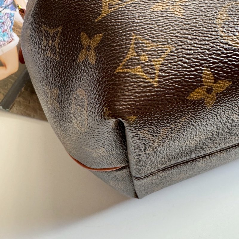 ✨超級大容量‼️不買會後悔  LV 經典老花前抓皺手提斜背包 GM-6