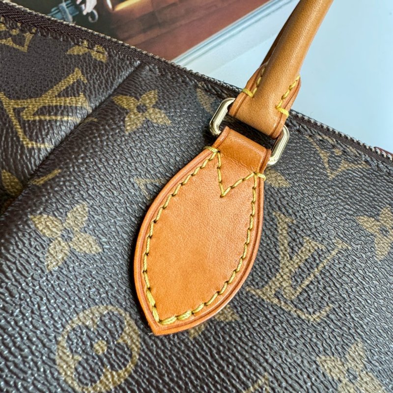 ✨超級大容量‼️不買會後悔  LV 經典老花前抓皺手提斜背包 GM-11