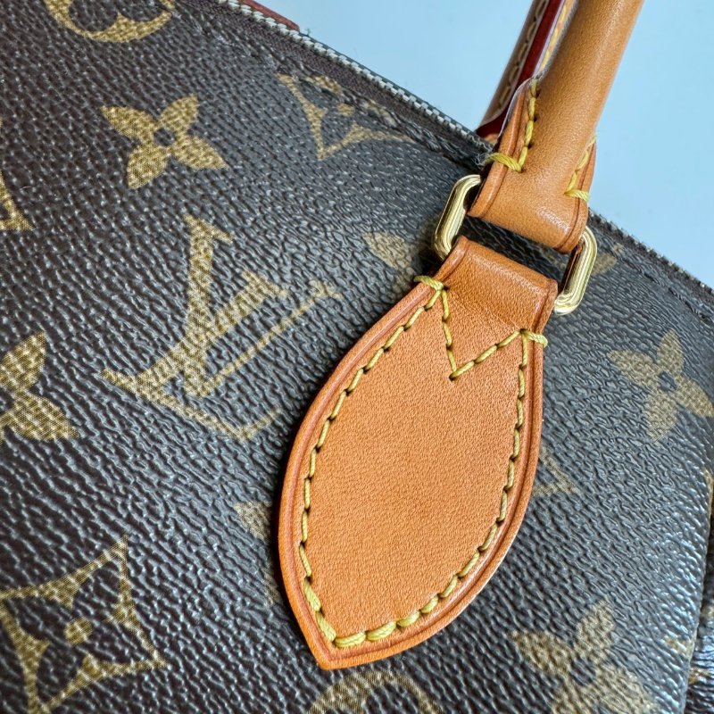 ✨超級大容量‼️不買會後悔  LV 經典老花前抓皺手提斜背包 GM-12