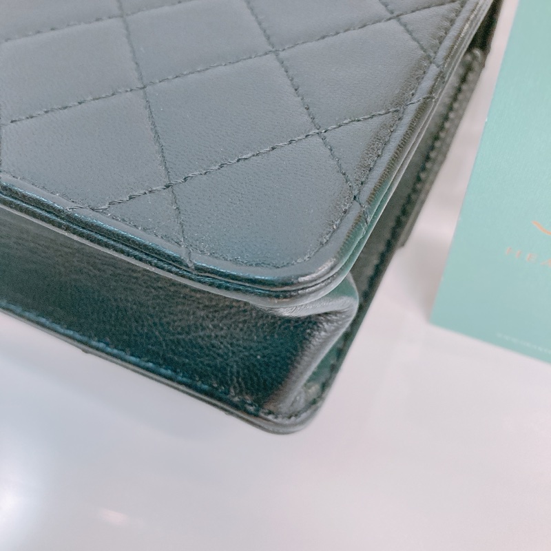 MS0520 CHANEL 香奈兒翻蓋式特別水晶字翻蓋式鏈帶包包CHIC ACRYLIC PEARL FLAP 19CM CALFSKIN-8