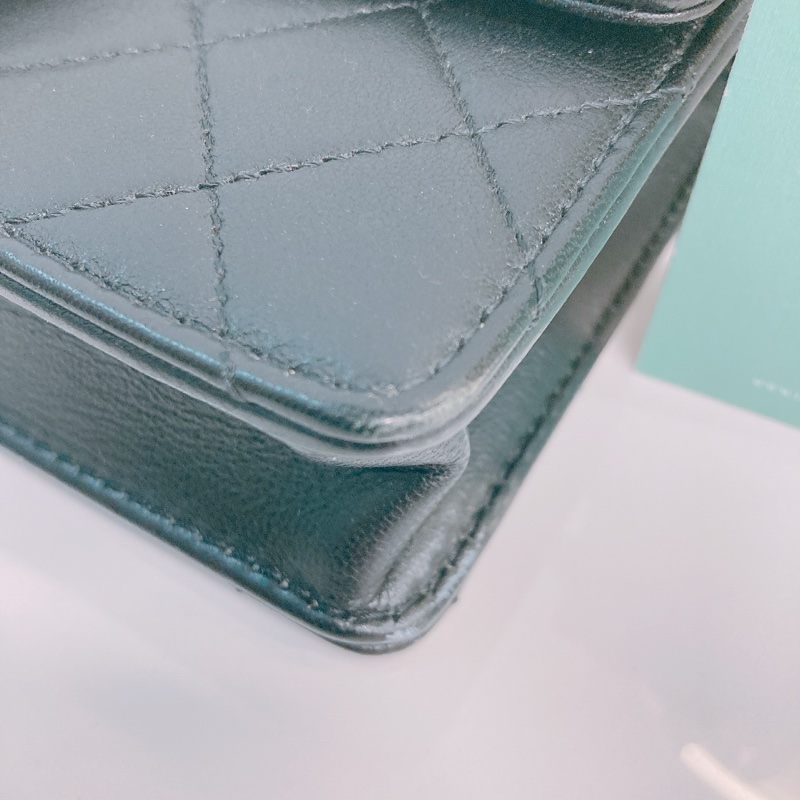 MS0520 CHANEL 香奈兒翻蓋式特別水晶字翻蓋式鏈帶包包CHIC ACRYLIC PEARL FLAP 19CM CALFSKIN-29