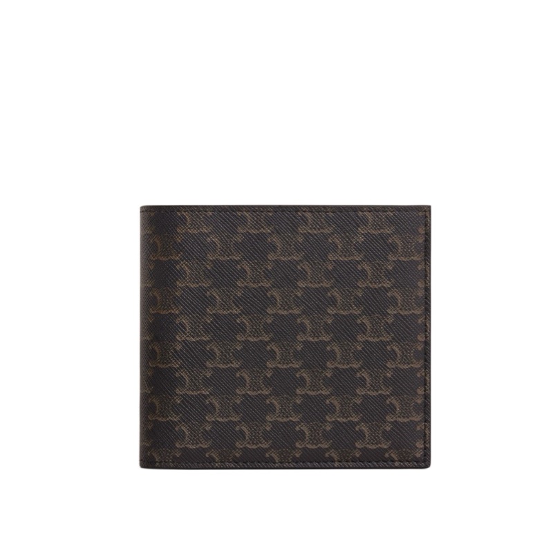 Celine 男士 老花徽標雙折錢包均碼碼11cm*2.5cm*10cm-2