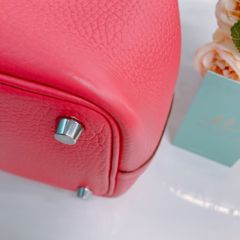 Ms0521 HERMES 香奈兒小號菜籃子手提包包PICOTIN 18 CLEMENCE 0D ROSE MEXICO-21