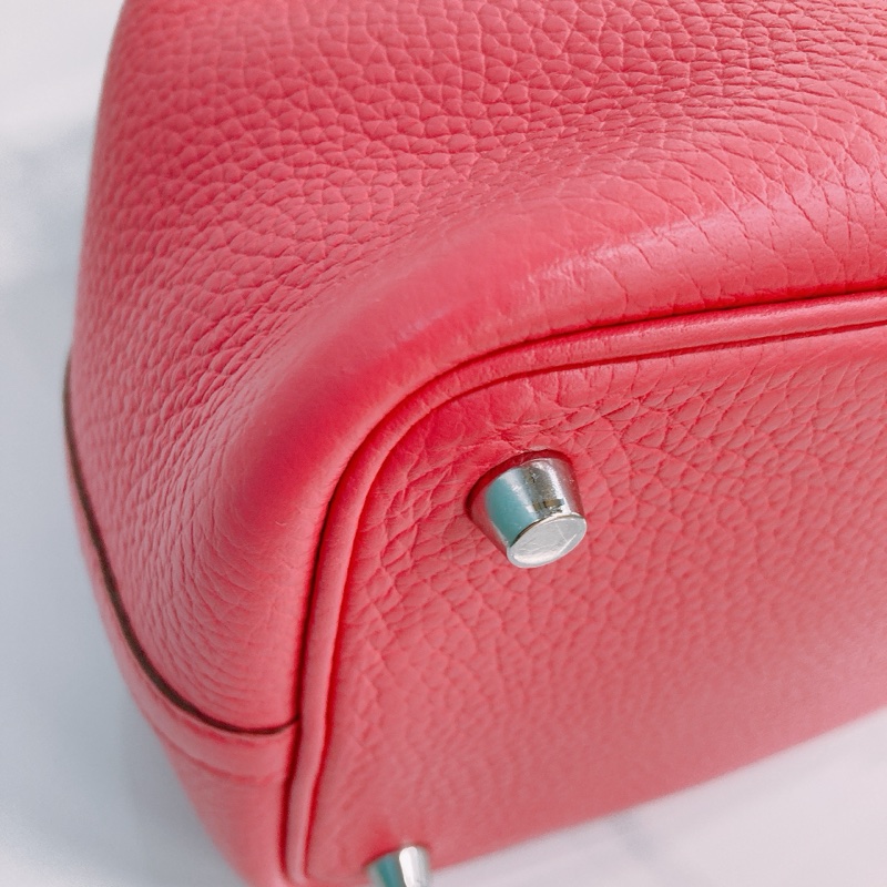 Ms0521 HERMES 香奈兒小號菜籃子手提包包PICOTIN 18 CLEMENCE 0D ROSE MEXICO-24