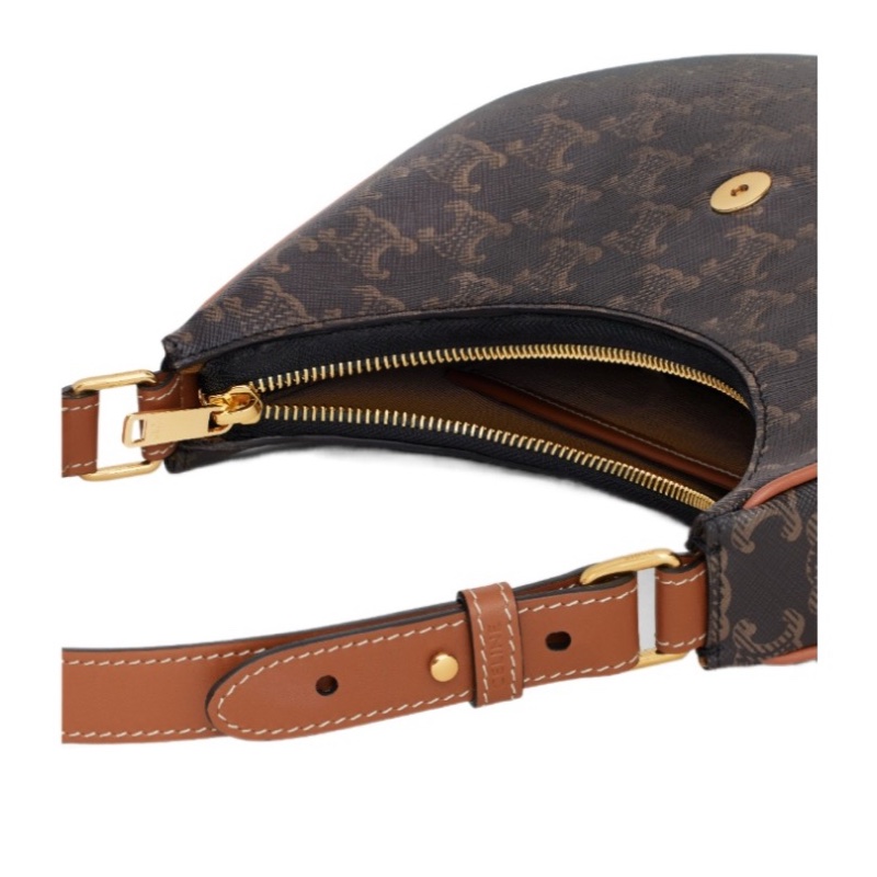 Celine 女士 AVA TRIOMPHE拉鍊單肩包均碼碼中號、22cm*7.5cm*17cm-2