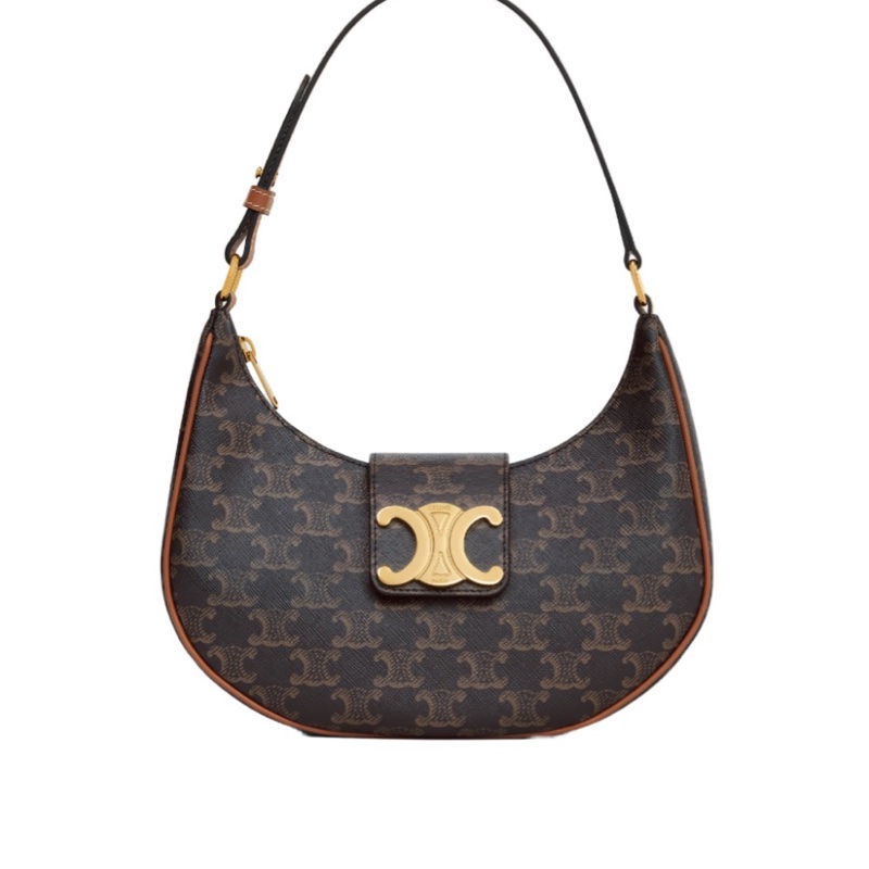 Celine 女士 AVA TRIOMPHE拉鍊單肩包均碼碼中號、22cm*7.5cm*17cm-4
