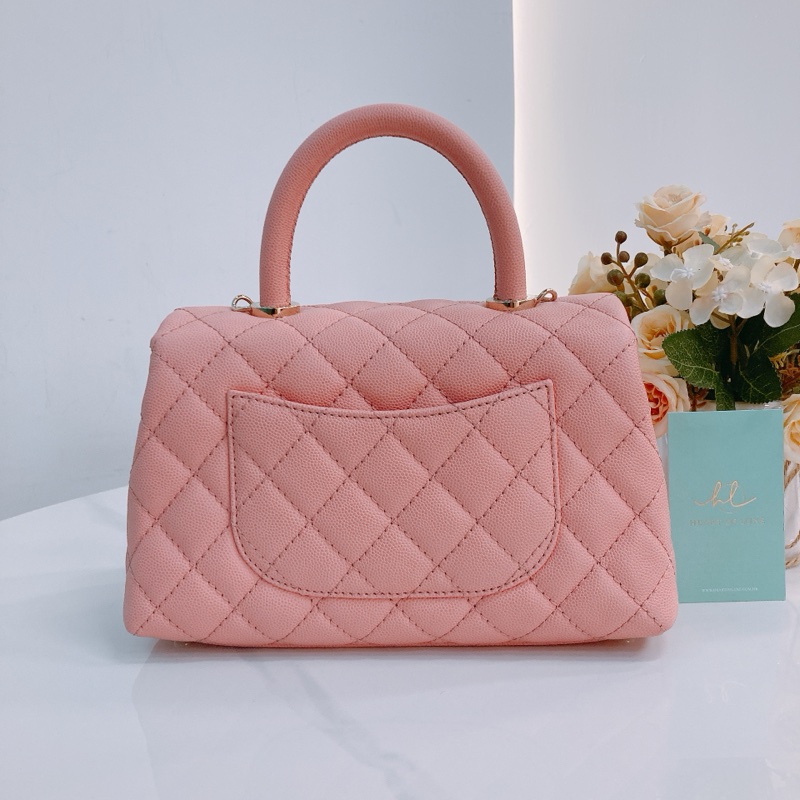 MS0522 CHANEL 香奈兒小號翻蓋式可可款兩用包包COCO HANDLE SMALL CAVIAR-1