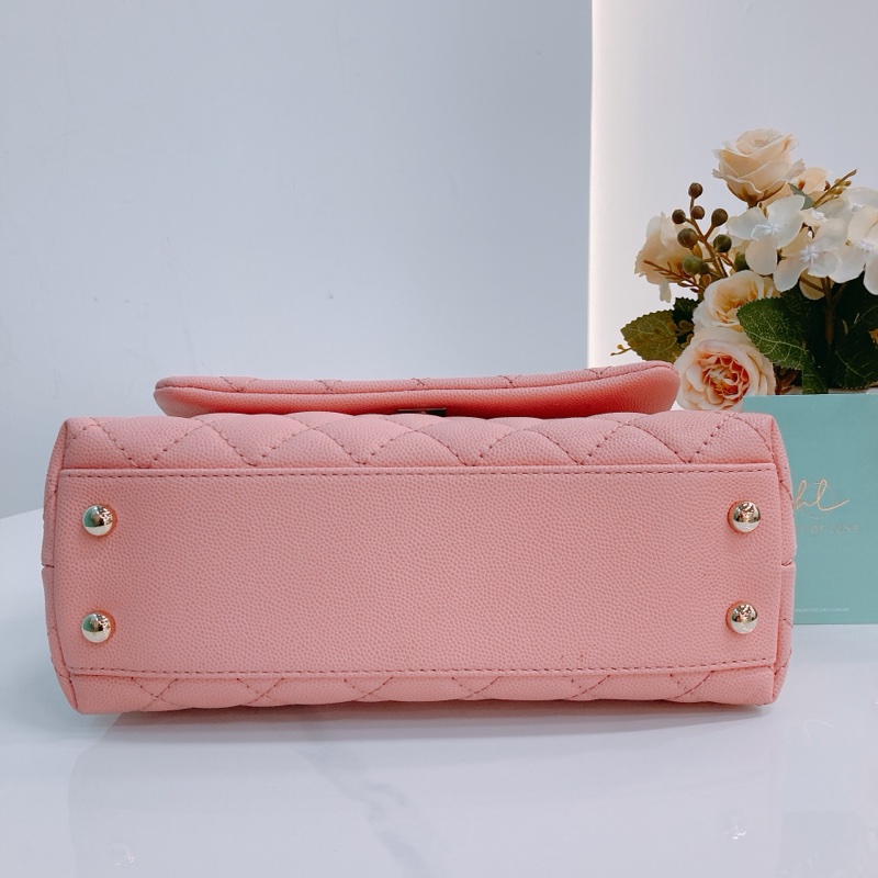 MS0522 CHANEL 香奈兒小號翻蓋式可可款兩用包包COCO HANDLE SMALL CAVIAR-4