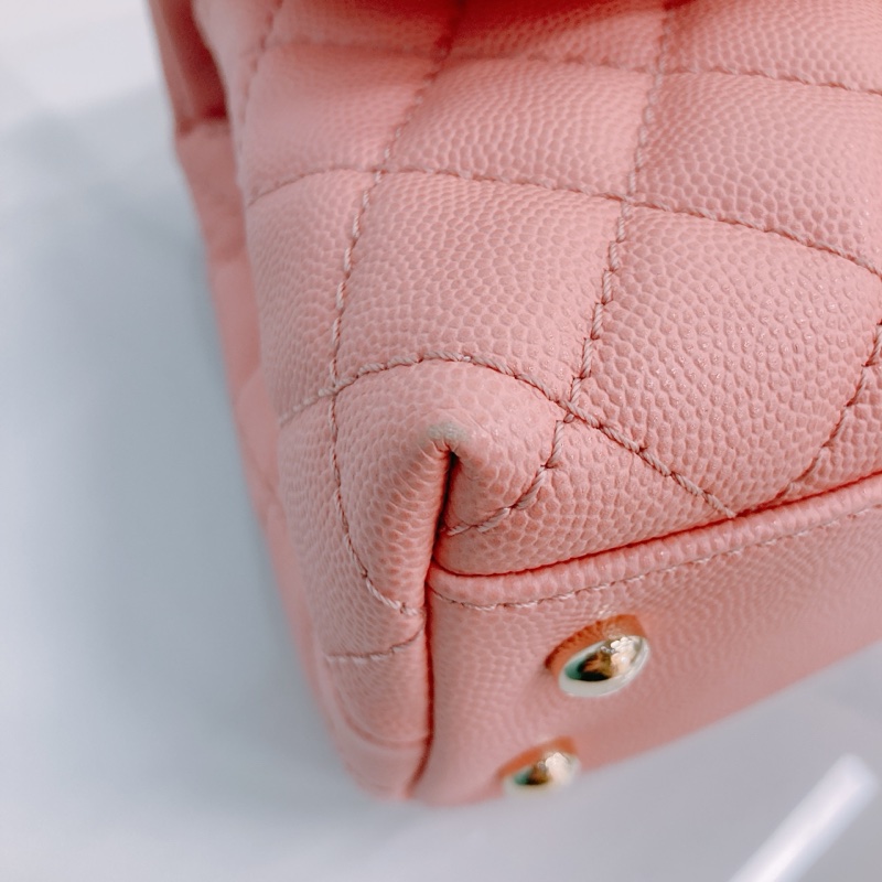 MS0522 CHANEL 香奈兒小號翻蓋式可可款兩用包包COCO HANDLE SMALL CAVIAR-5