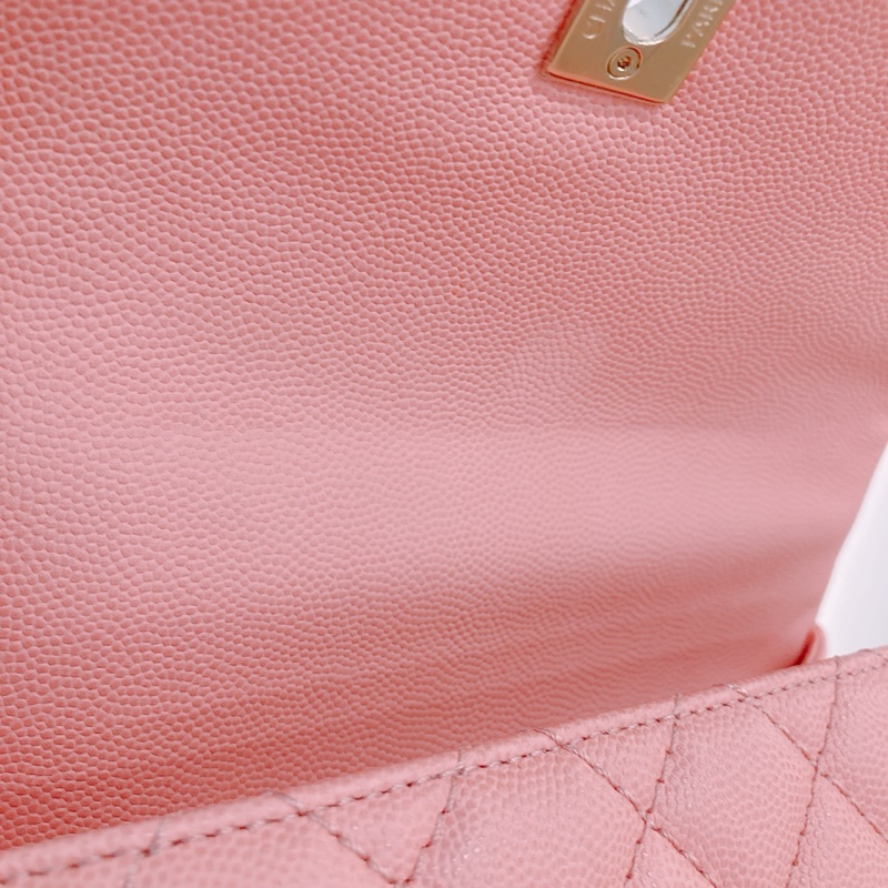 MS0522 CHANEL 香奈兒小號翻蓋式可可款兩用包包COCO HANDLE SMALL CAVIAR-17