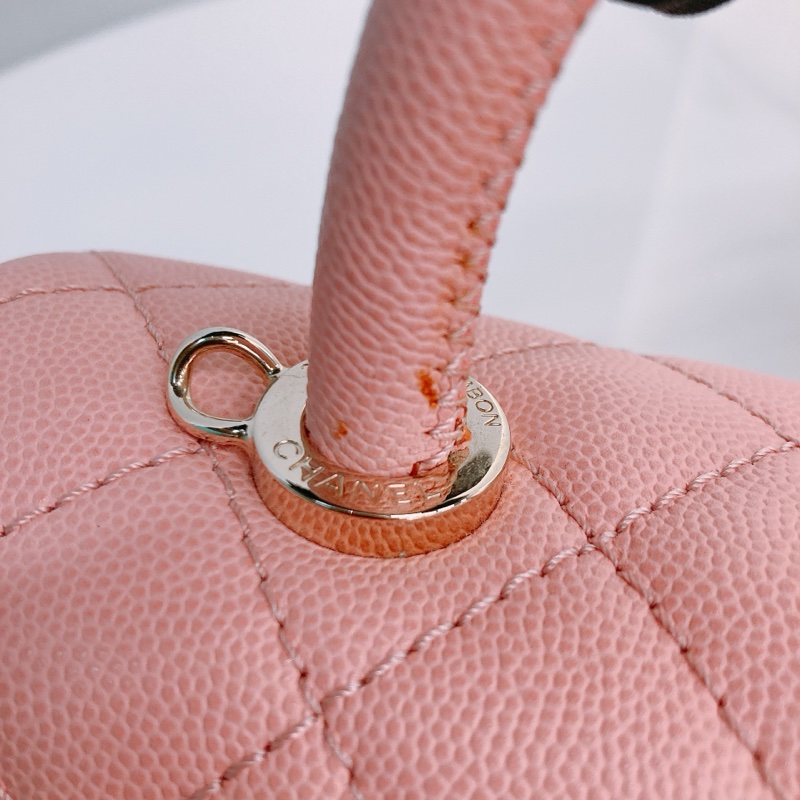 MS0522 CHANEL 香奈兒小號翻蓋式可可款兩用包包COCO HANDLE SMALL CAVIAR-22