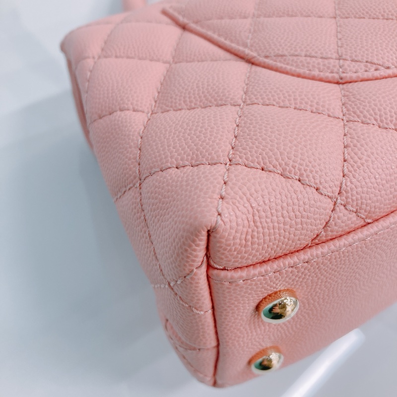 MS0522 CHANEL 香奈兒小號翻蓋式可可款兩用包包COCO HANDLE SMALL CAVIAR-28
