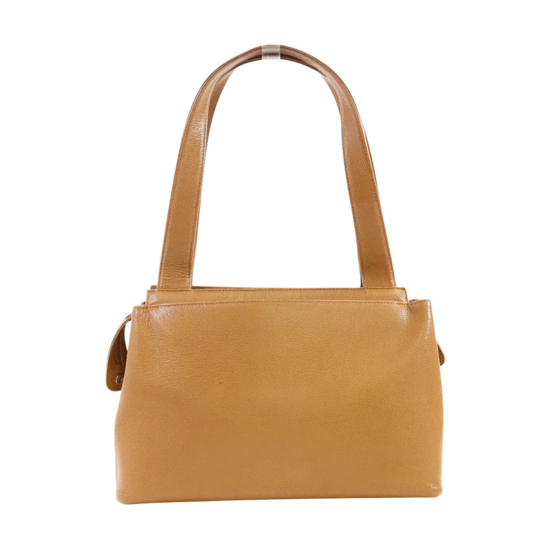 CHANEL 牛皮皮革Vintage Hand Bag金扣手挽袋-1