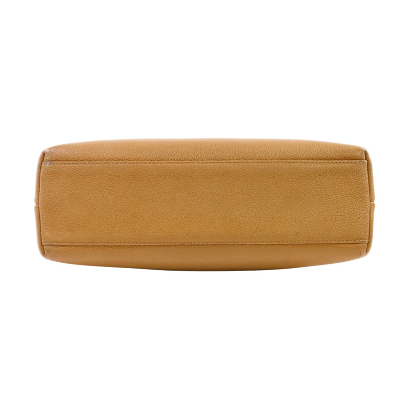 CHANEL 牛皮皮革Vintage Hand Bag金扣手挽袋-3