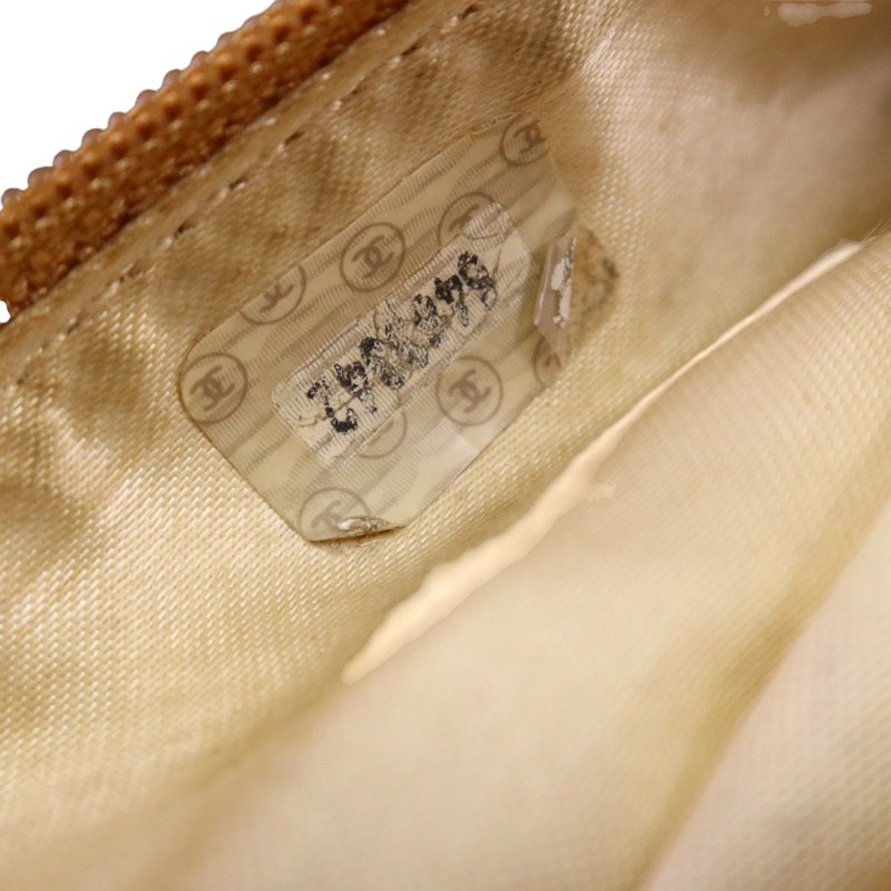 CHANEL 牛皮皮革Vintage Hand Bag金扣手挽袋-6