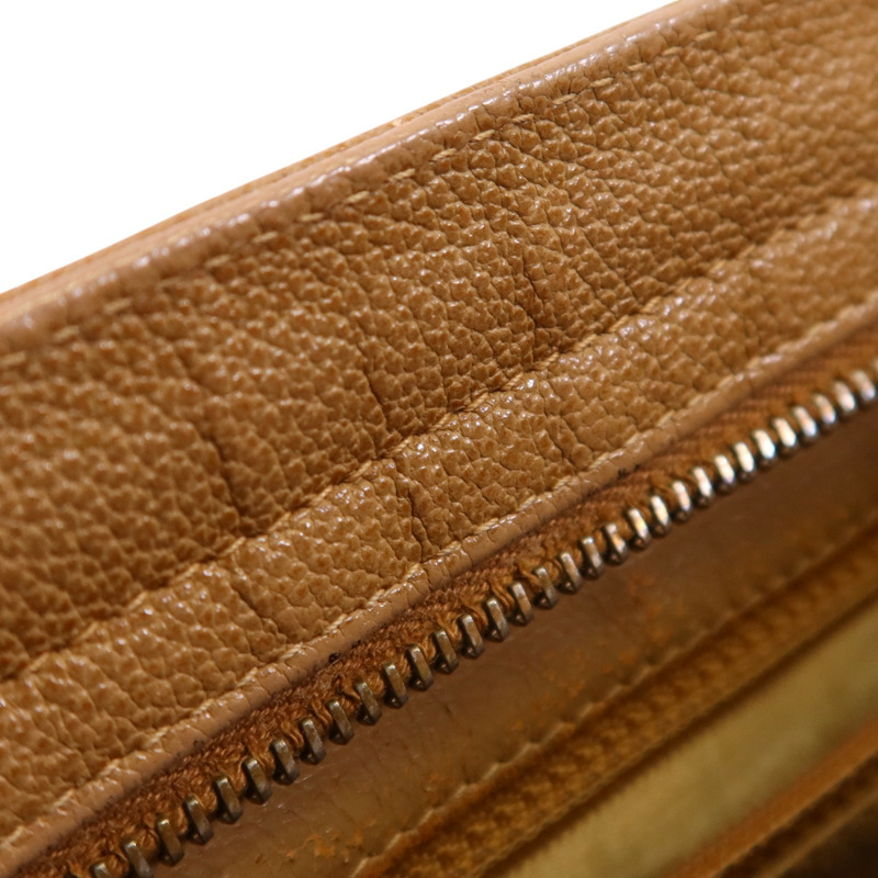 CHANEL 牛皮皮革Vintage Hand Bag金扣手挽袋-18