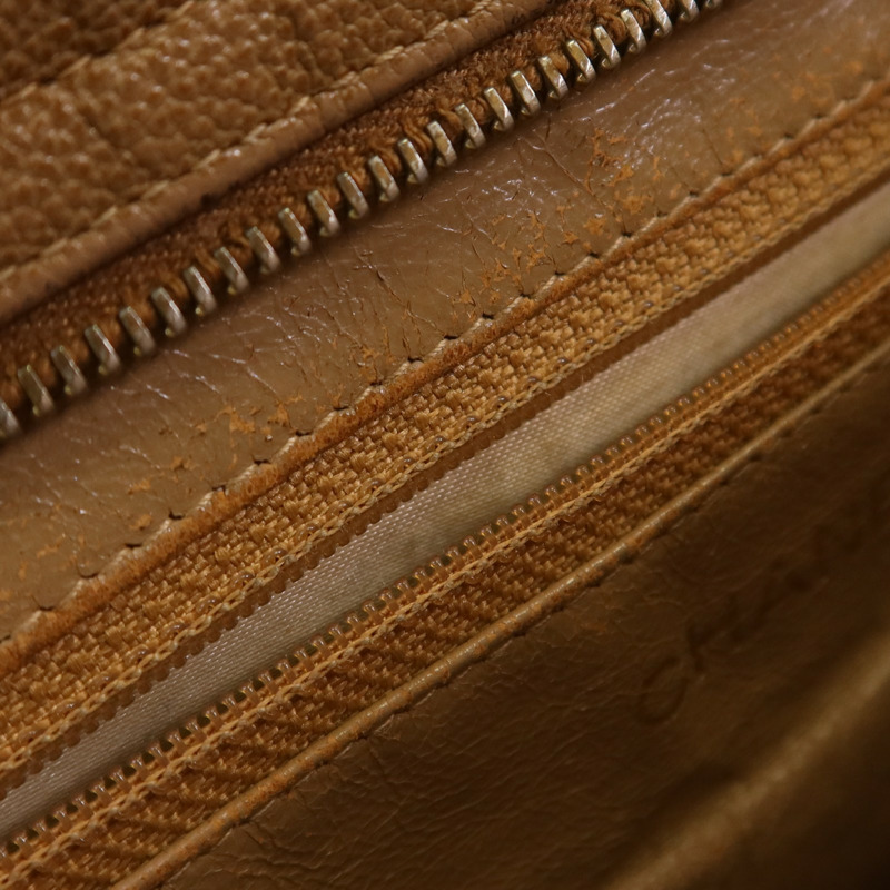 CHANEL 牛皮皮革Vintage Hand Bag金扣手挽袋-20