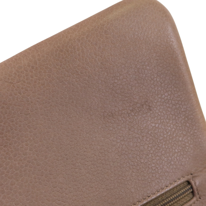 CHANEL 牛皮皮革Large Classic銀扣鏈帶肩背袋-17