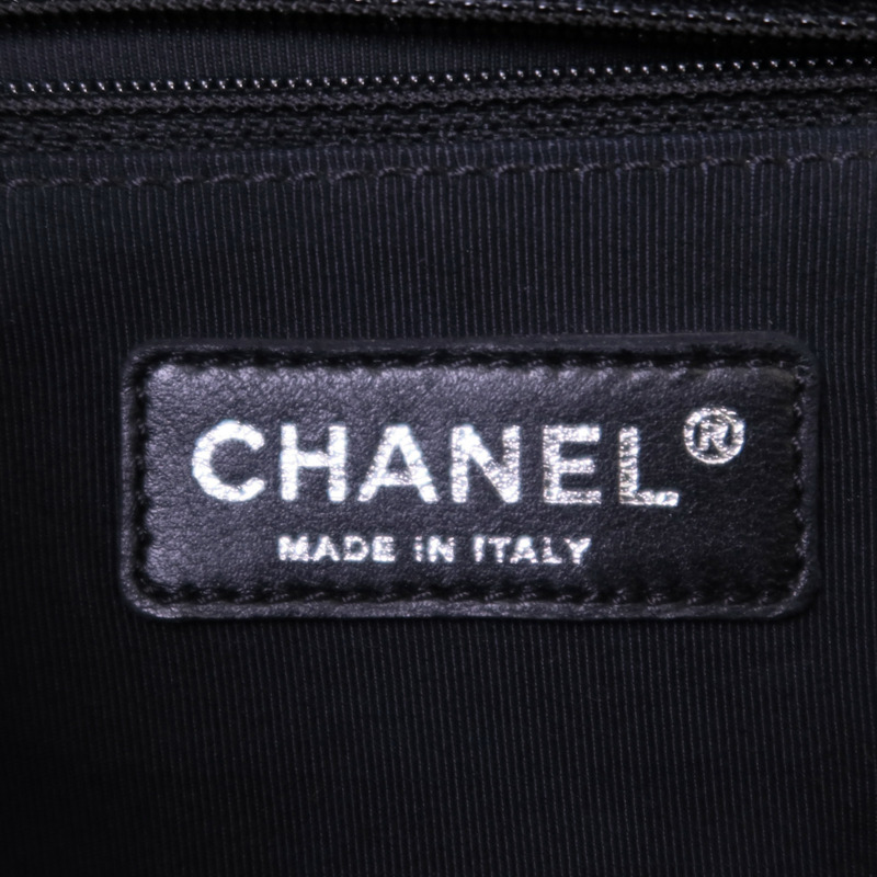 CHANEL 羊皮皮革Shoulder Bag銀扣鏈帶肩背袋-6