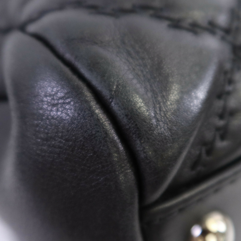 CHANEL 羊皮皮革Shoulder Bag銀扣鏈帶肩背袋-12