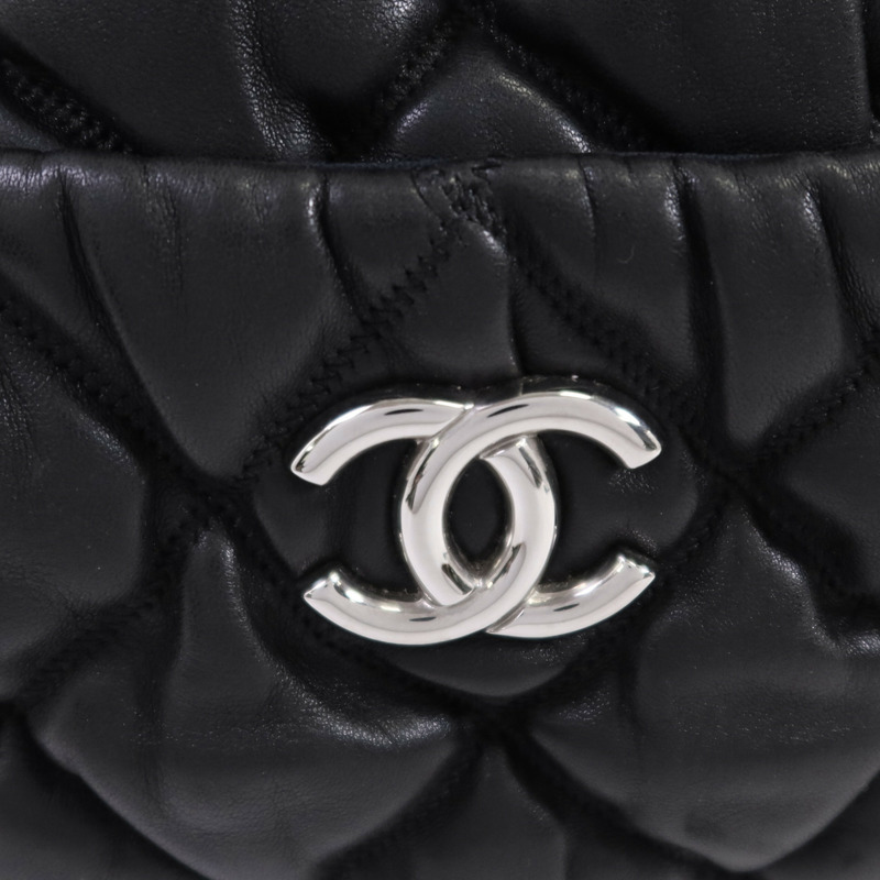 CHANEL 羊皮皮革Shoulder Bag銀扣鏈帶肩背袋-14