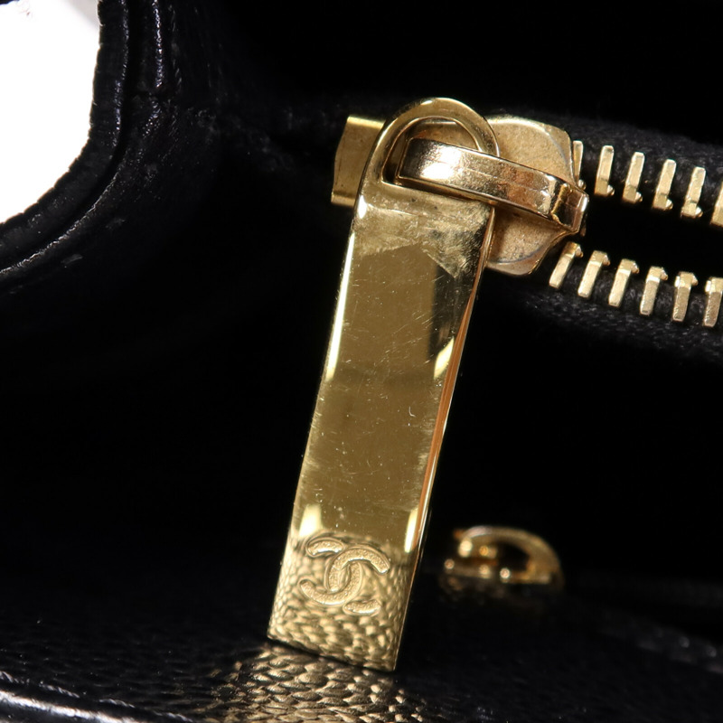 CHANEL 牛皮皮革GST Grand Shopping Tote Bag金扣鏈帶手挽袋-6