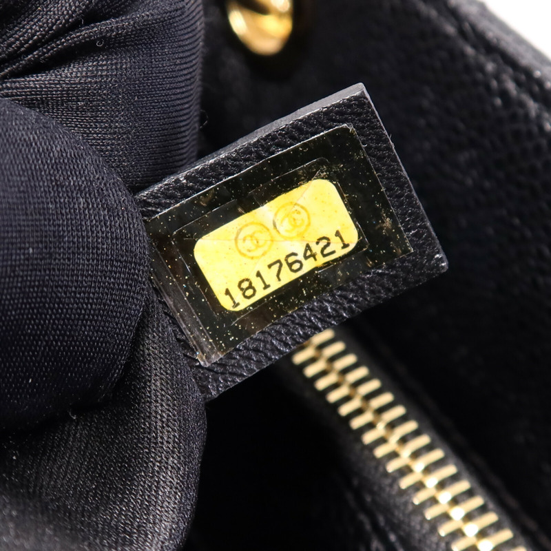 CHANEL 牛皮皮革GST Grand Shopping Tote Bag金扣鏈帶手挽袋-7