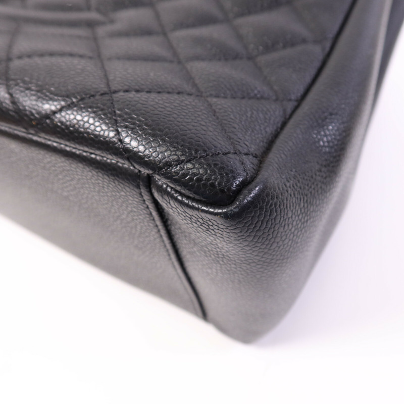 CHANEL 牛皮皮革GST Grand Shopping Tote Bag金扣鏈帶手挽袋-9