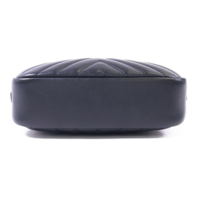 CHANEL 羊皮皮革Shoulder Bag銀扣鏈帶肩背袋-3