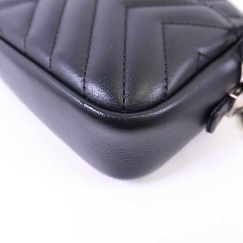 CHANEL 羊皮皮革Shoulder Bag銀扣鏈帶肩背袋-14