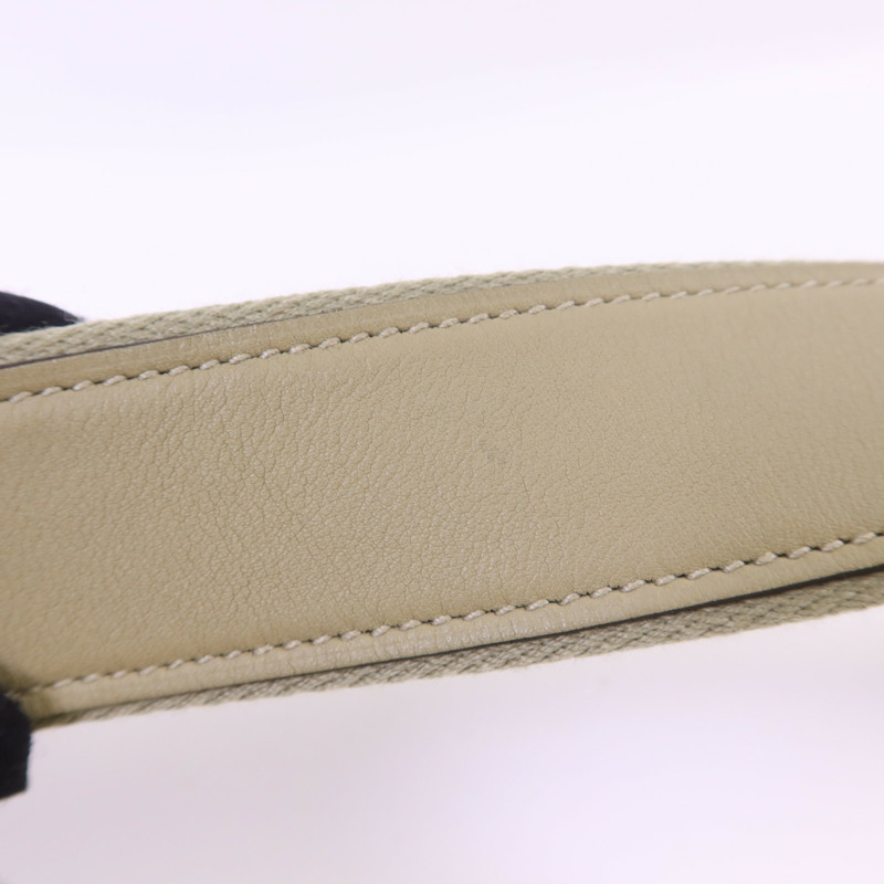 HERMES Swift皮革Mini Berline銀扣肩背袋Sauge-15