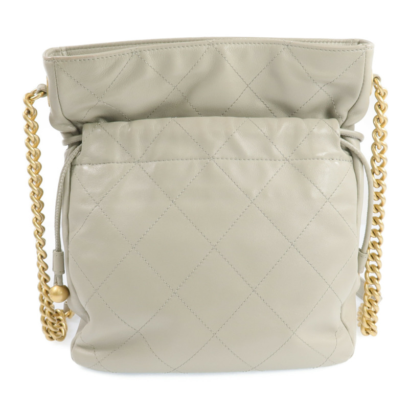 CHANEL 牛皮皮革Chain Shoulder Bag金扣鏈帶肩背袋-2