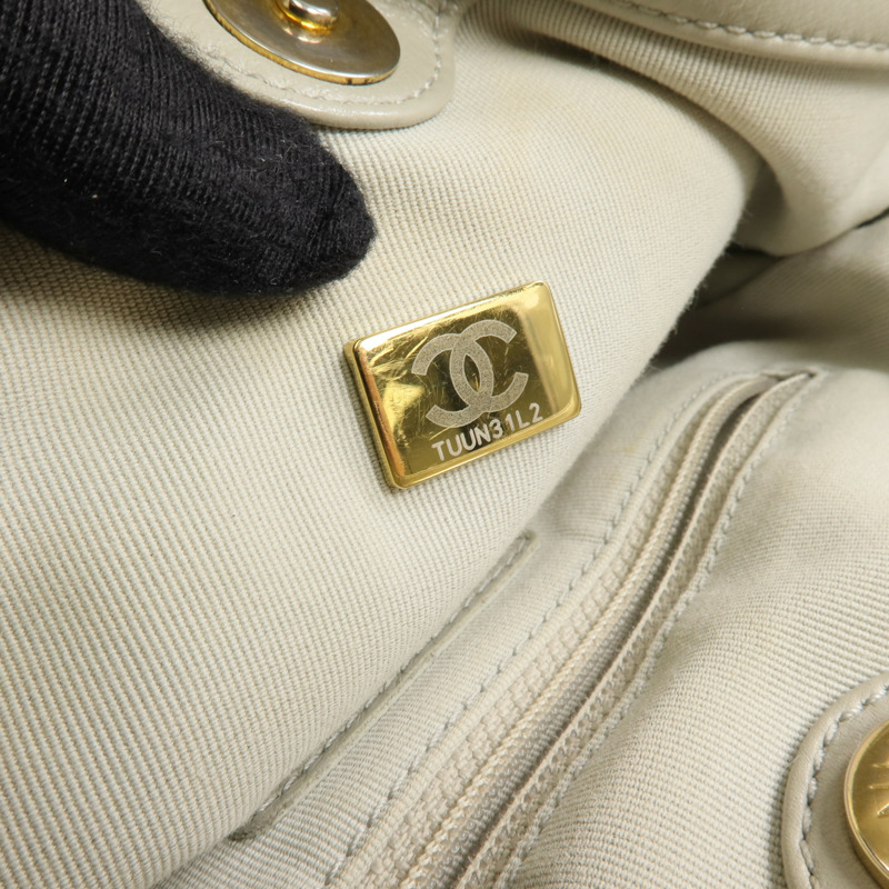 CHANEL 牛皮皮革Chain Shoulder Bag金扣鏈帶肩背袋-6