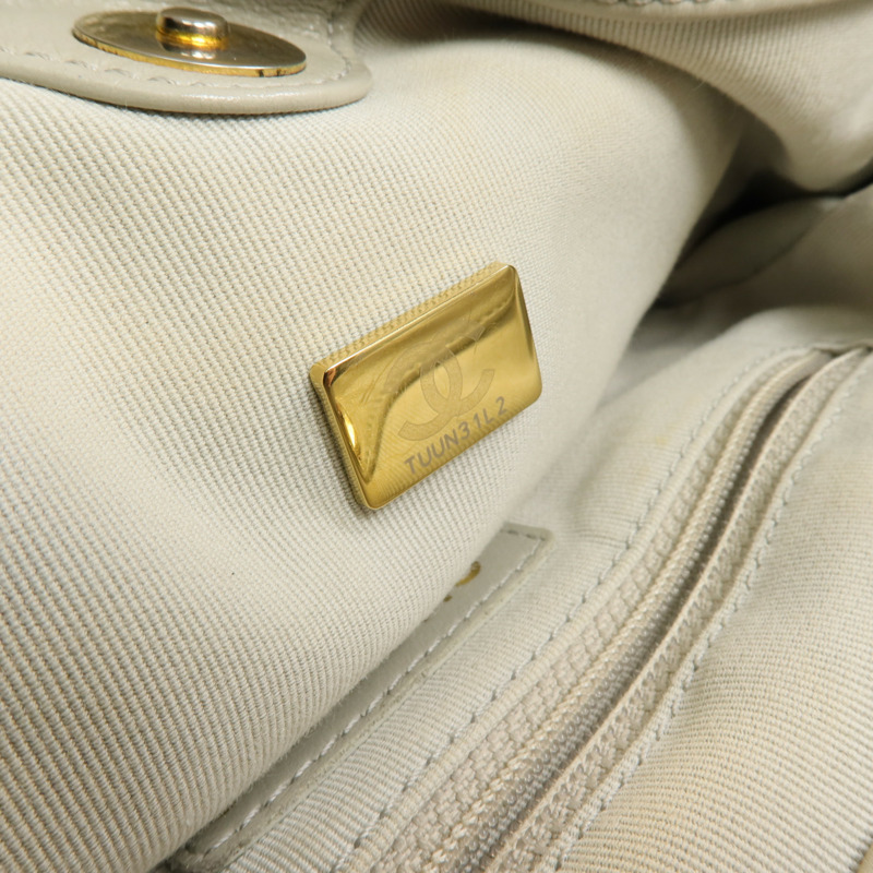 CHANEL 牛皮皮革Chain Shoulder Bag金扣鏈帶肩背袋-16